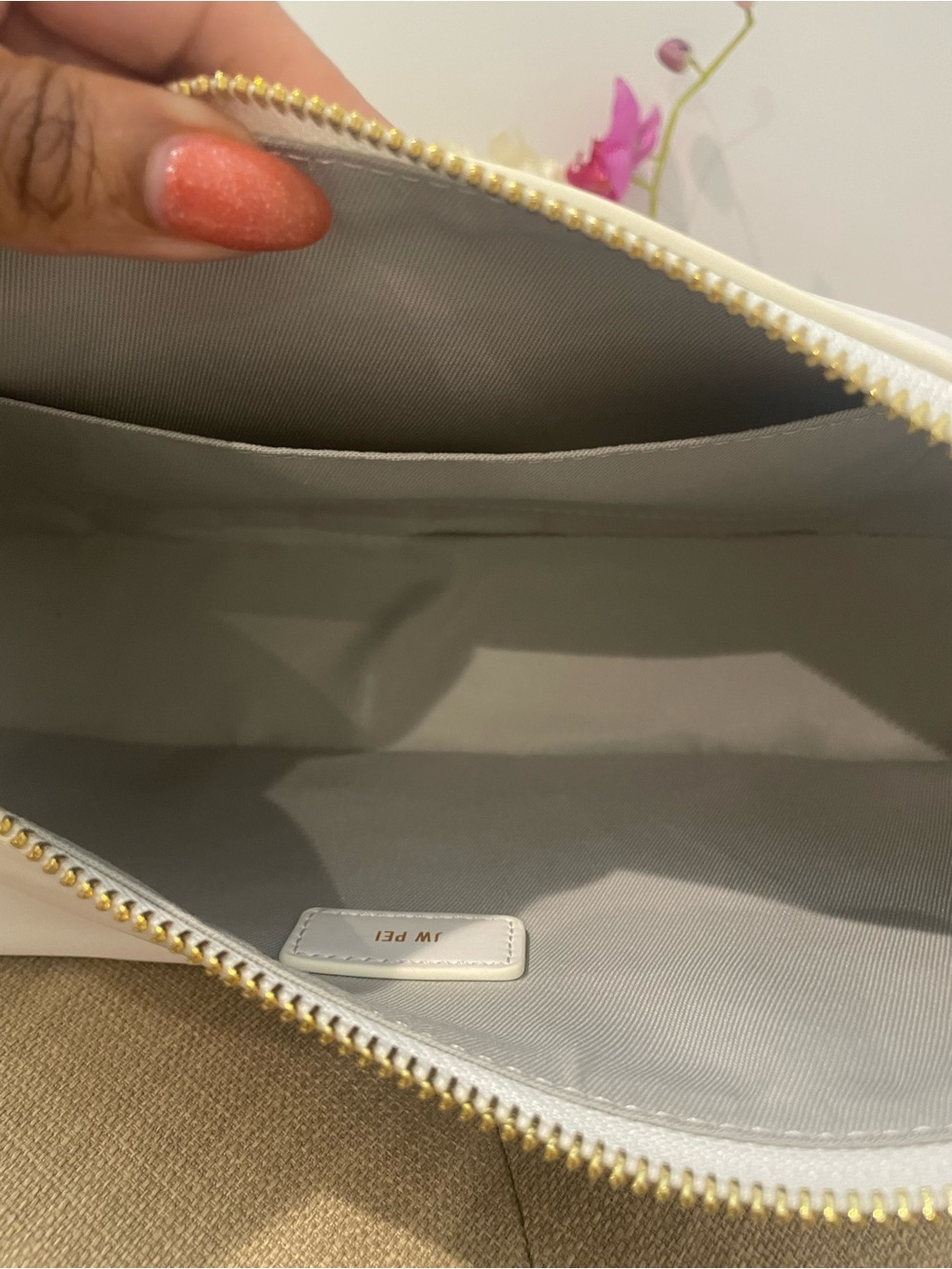 JW PEI White Vegan Leather Shoulder Bag - Picture 11 of 12